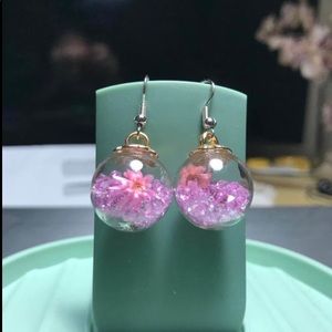 Cute Earrings - miniature flowers bulb